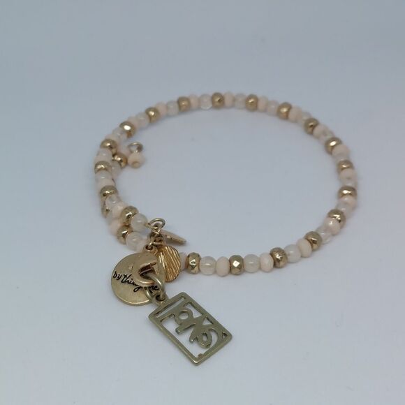 JK by Thirty-One Beaded Charm Love Bracelet - Picture 2 of 4